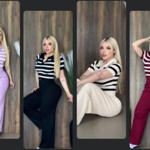 Pantalones con blusa